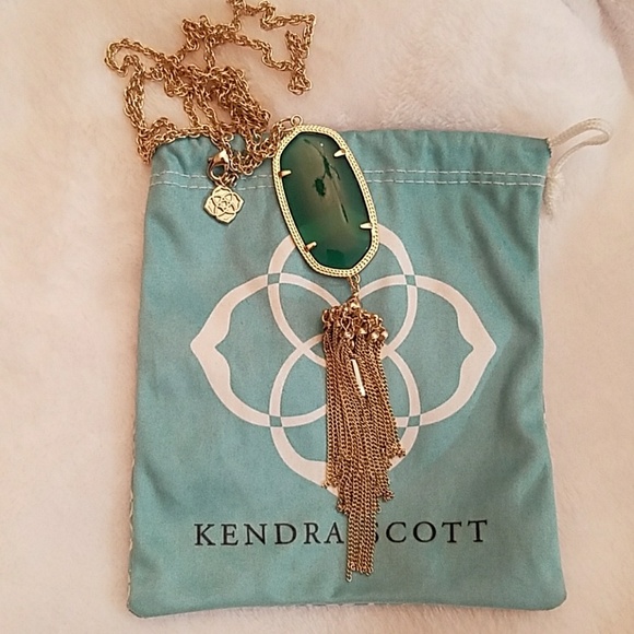 Kendra Scott Rayne Emerald Necklace - Picture 4 of 4